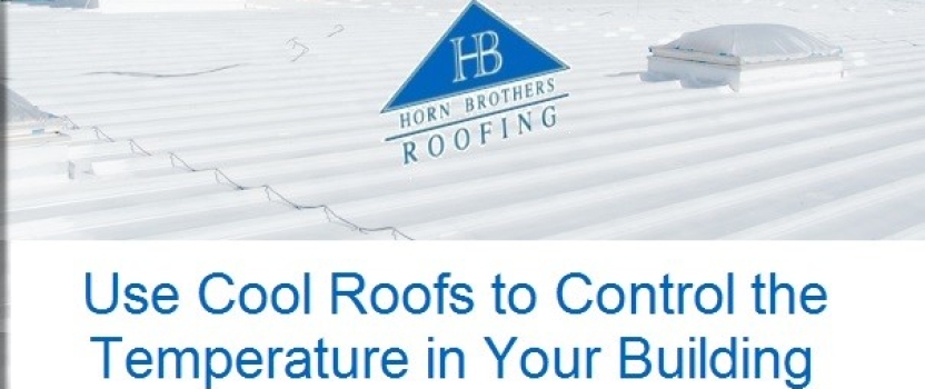 Use Cool Roofs to Control the Temperature in Your Building
